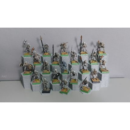 figure bases/figure stand/hex riser dungeon riser display stand for miniatures