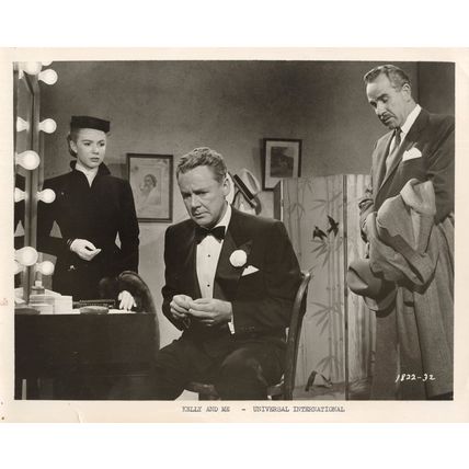Kelly & Me Piper Laurie Van Johnson UA Performing Dog UA Film 10x8 Vintage Photo