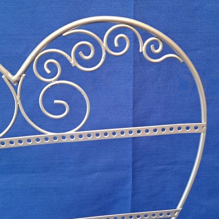 METAL HEART EARRING HOLDER Hanger Jewelry Stand Rack Display Live Love Laugh