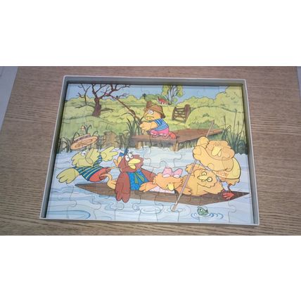 BUZBY Wooden Jigsaw Puzzle (50 Large Pieces) Arrow Puzzles (VINTAGE 1979)