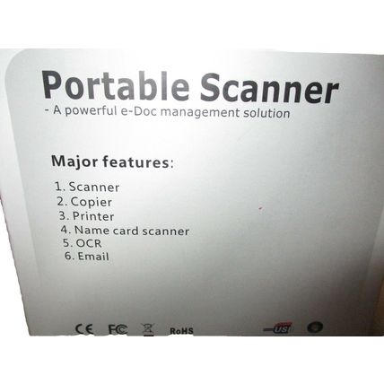 Portable Scanner Model DPS2500L NimoDoc With Powerful OCR Function