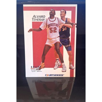 ALVARO TEHERAN 1991 COURTSIDE DRAFT PIX ROOKIE BASKETBALL CARD #42/45