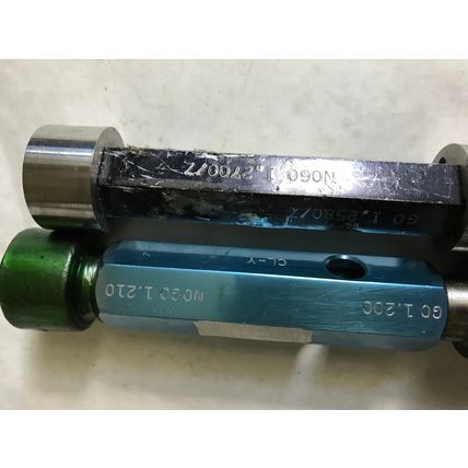 LOT PLUG GAGE GO NOGO 1.200,1.210,1.2580,1.2700/Z,ES