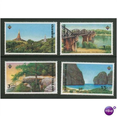 Thailand 2003 - SG 2400-2403 - Bankok 2003 Internat Stamp Exhib - Landscapes MNH