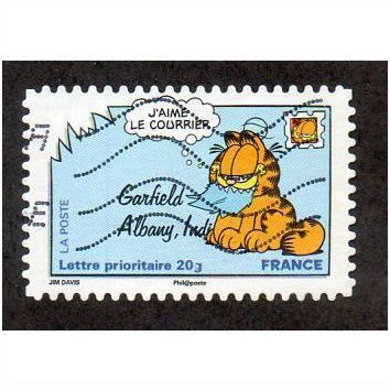 FRA 2008(55c) 'GARFIELD- ENVELOPE ' FINE USED (EBID20833)
