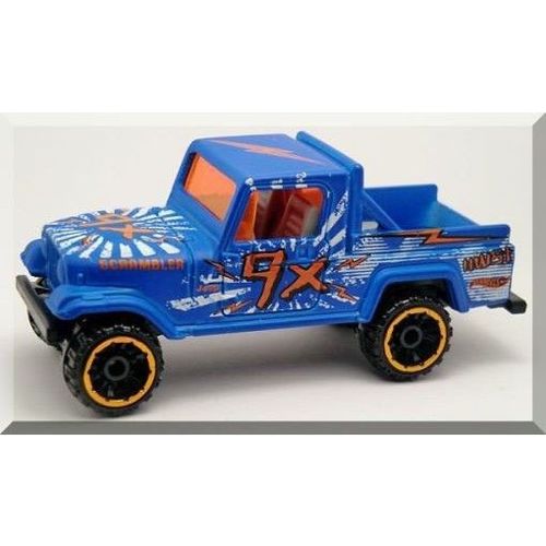 Hot Wheels - Jeep Scrambler: HW Stunt '13 - Stunt Circuit #78/250 (2013) *Blue*