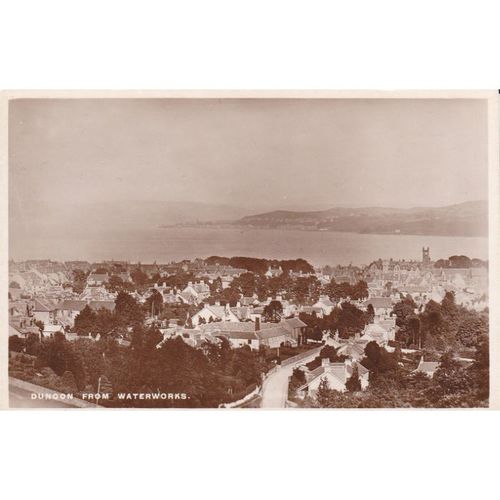 Real Photo Dunoon, From Waterworks Argyllshire Postcard (ARL72058)