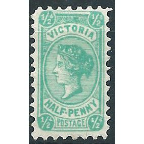 Victoria 1901 SG384 1/2d Blue-Green Mounted Mint .. ..