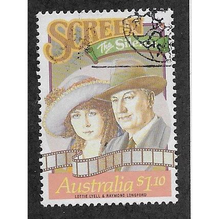 AUS 1989 $1.10 'THE SILENT SCREEN' FINE USED (EBID66-569)