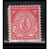 682 2c Massachusetts Fine MNH O1887