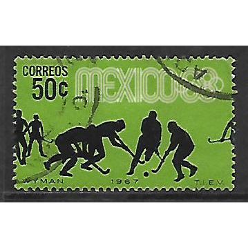 MEXICO 1967 OLYMPIC GAMES 50c HOCKEY SG 1142 FINE USED#2