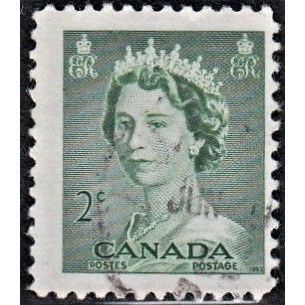 CANADA, 1953 2c QEII, SG 451 (Scott #326), used