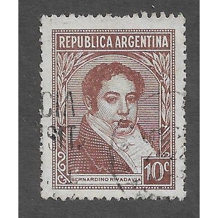 ARG 1935 10c 'B. RIVADAVIA' FINE USED (EBID79-073)