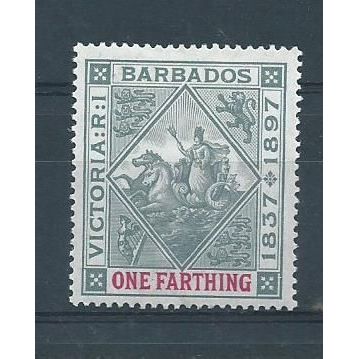 barbados stamps hm sg116 sg 116 hm
