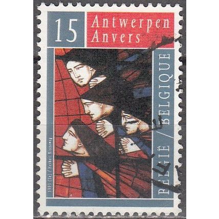 Belgique 1993 Michel 2551 O Cote (2008) 0.30 € Vitrail de Eugeen Yoors