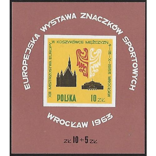Mi Block 30 (**): European Sport Postage Stamp Exhibition, Wroclaw.