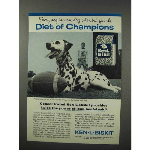 1960 Ken-L-Biskit Dog Food Ad