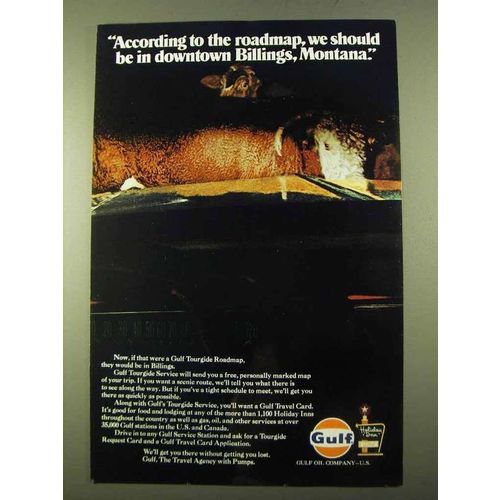 1970 Gulf Oil Ad - Should Be in Billings, Montana