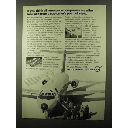 1971 McDonnell Douglas DC-9 Jet Ad - Aerospace