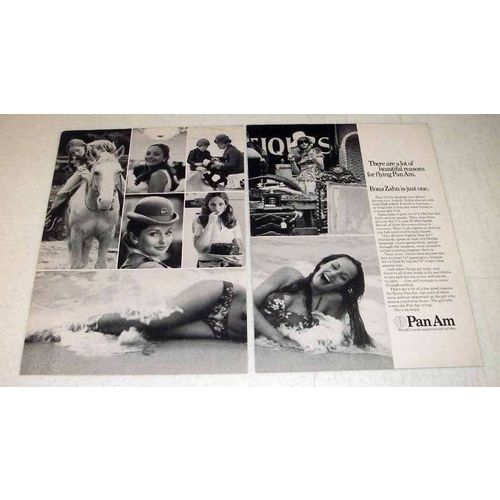 1971 Pan Am Airways Ad - Lots of Beautiful Reasons