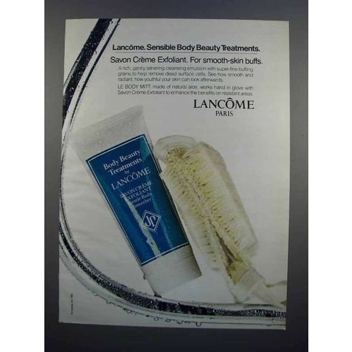1983 Lancome Savon Crme Exfoliant Ad