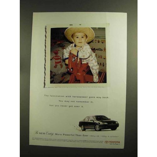 1997 Toyota Camry Car Ad - Fascination With Horsepower