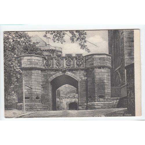 Gateway Linlithgow Palace West Lothian Postcard JV
