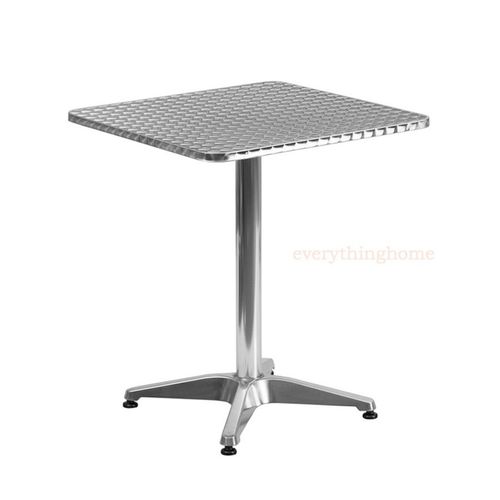 1950’s Round / Square Commercial Aluminum Dining Table In/Outdoor - 3 Sizes