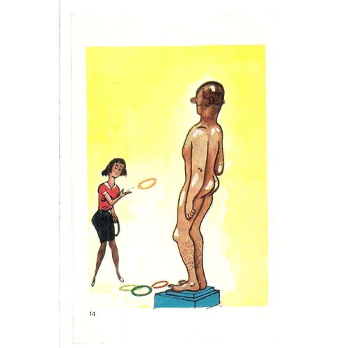 A SAPPHIRE CARD seaside humour unused postcard no 14