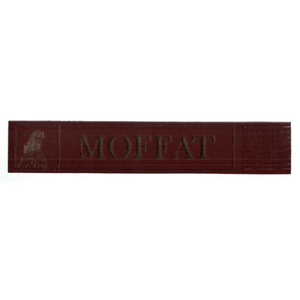 MOFFAT, DUMFRIESHIRE, SCOTLAND Leather Bookmark /