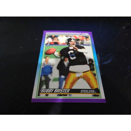 1990 Score Football Card # 166 Bubby Brister Ex-Mt (6) Pittsburgh Steelers