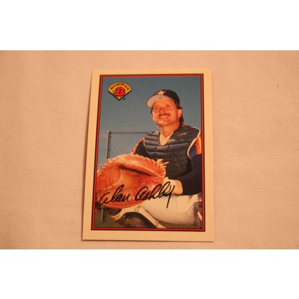 Alan Ashby 1989 Bowman TIFFANY NO. 327