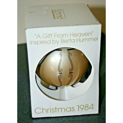 Schmid "A Gift From Heaven" Inspired by Berta Hummel Christmas 1984 Ornament