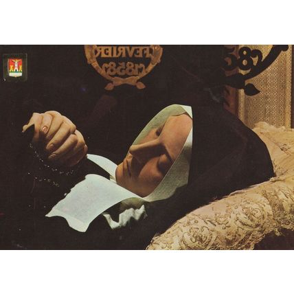 Sainte Bernadette Dans Sa Chasse In Her Shrine Nevers Postcard