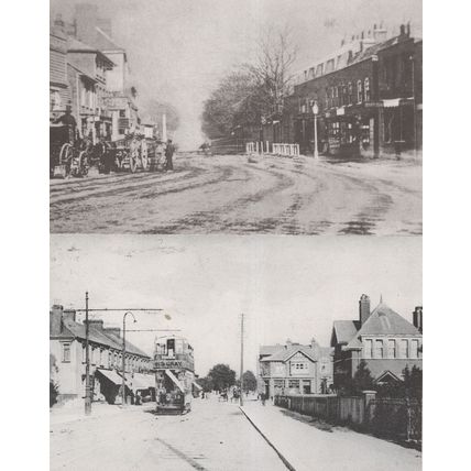 Bus On High Road Chadwell Heath Ilford Essex 2x Postcard s