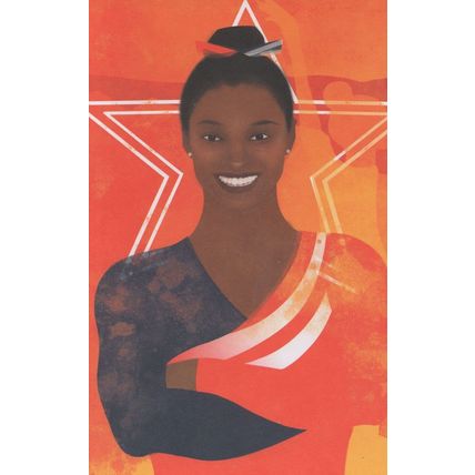 Simone Biles American USA Gymnast Olympic Games Champion Postcard