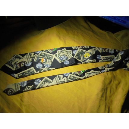 Warner Bros. LOONEY TUNES DOLLAR$ and CENT$ TIE! $15.00 Shipped!