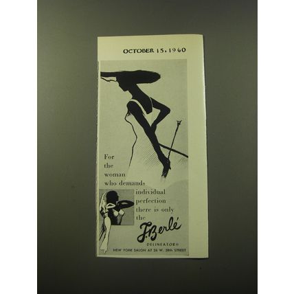 1960 J. Berle Delineator Bra Ad - For the woman who demands