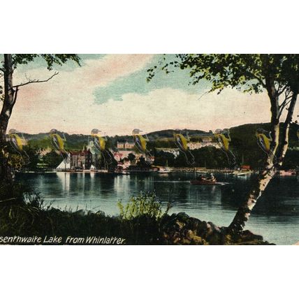Bassenthwaite Lake From Whintatter, Cumbria, 303 JWB Postcard, 1900s