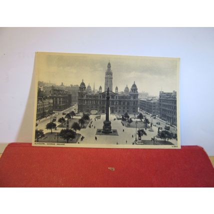 GEORGE SQUARE, GLASGOW.. unused vintage postcard by Photochrom =