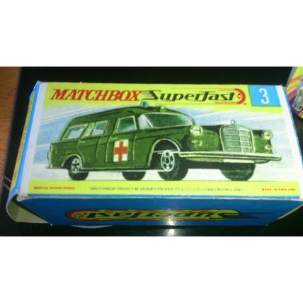 Matchbox - No3 Mercedes Binz Ambulance & No55 Police car