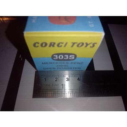 Corgi 303S. MBZ 300SL Roadster Repro/Replica Box
