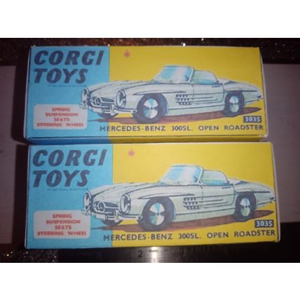 Corgi 303S. MBZ 300SL Roadster Repro/Replica Box