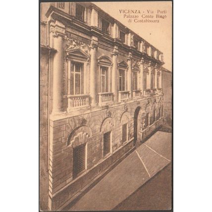 Palazzo Conte Biego di Costabissara, Vicenza, c.1920 - Chiovato Cartolina