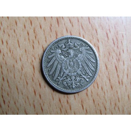 1908g 5 Pfennig Germany Empire Coin