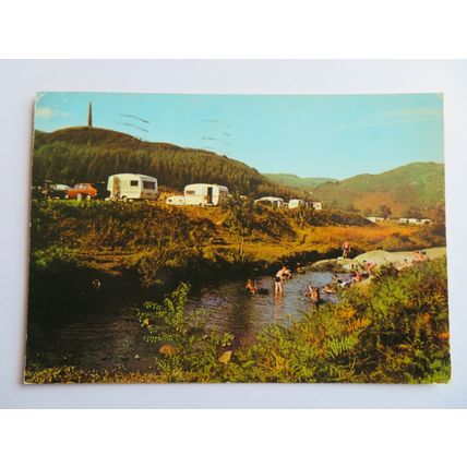 Talnotry Caravan Park, Galloway Forest Park, Newton Stewart Scotland Postcard
