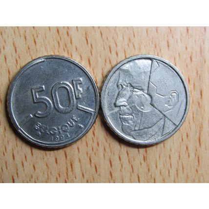 Belgium 1993 50 Franc Belgique (French Text) Coin