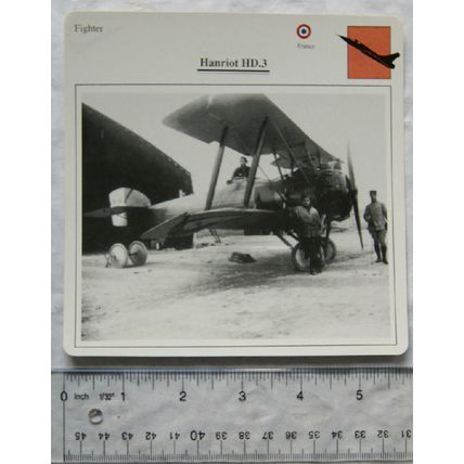 Hanriot HD.3 - France - Fighter - Collectors Club Card