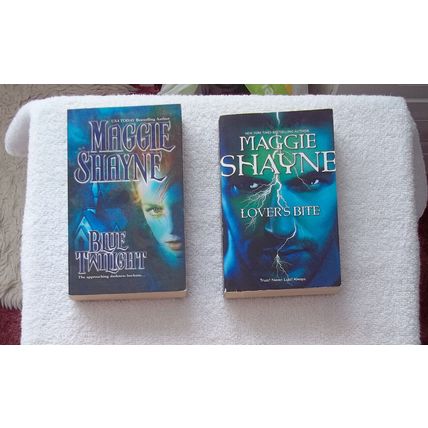 2 Maggie Shayne PBs Blue Twilight / Lover's Bite