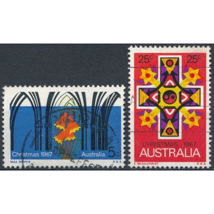 Christmas - Australia 1967 - FH - SG 415/6